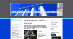 Desktop Screenshot of emultech.de