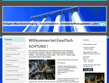 Tablet Screenshot of emultech.de