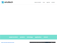 Tablet Screenshot of emultech.nl